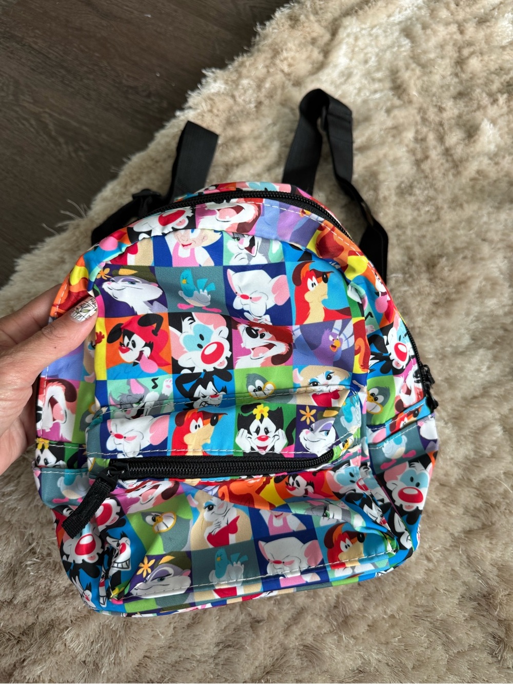 WB Colorful Animaniacs Character Mini Backpack